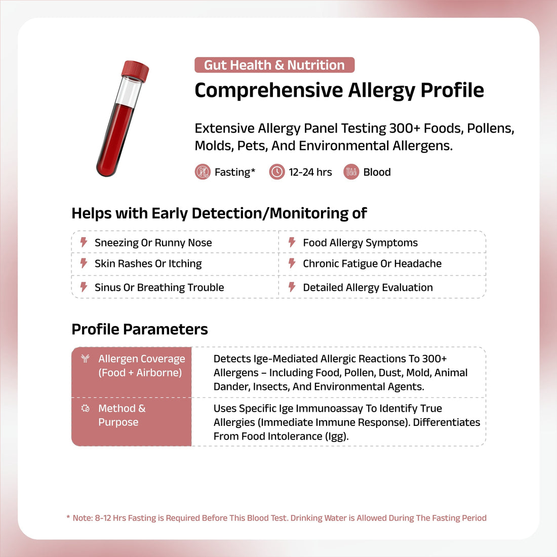 Full Allergy Check 300+